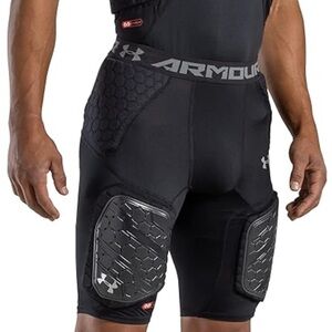 Under Armour Gameday Armour Pro 5-Pad Girdle Black Football Gear SZ 3XL Men’s